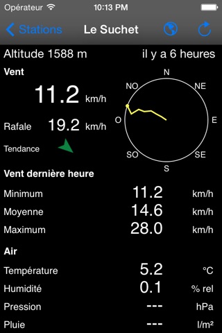 Wind Mobile - Observations du vent screenshot 2