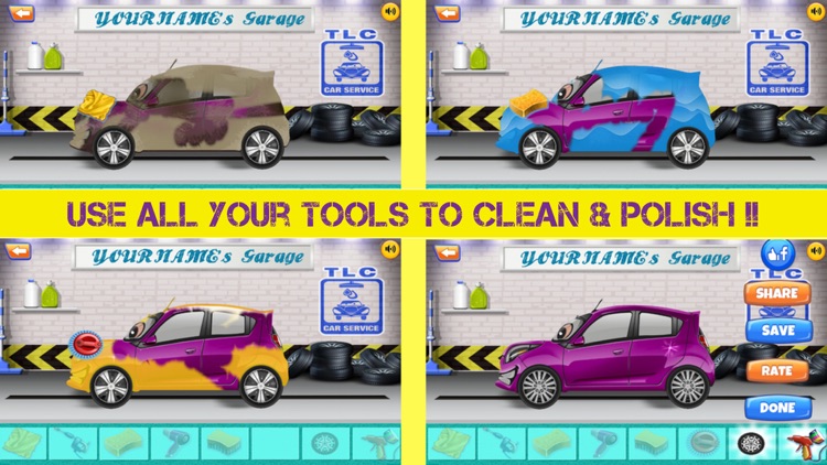 A Little Car Wash and Auto Doctor Spa Maker Game Free For Kids