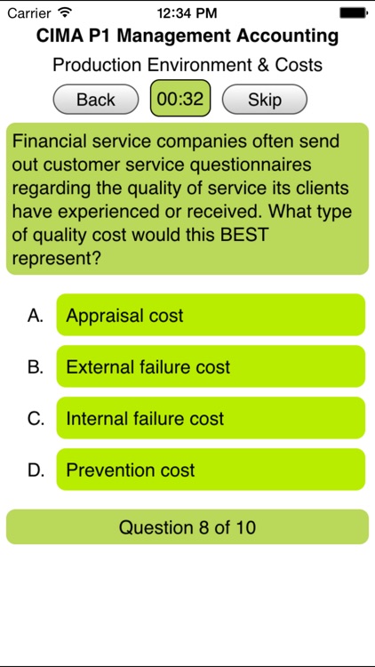 CIMA P1 Management Accounting screenshot-4