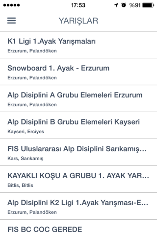 Türkiye Kayak Federasyonu screenshot 2