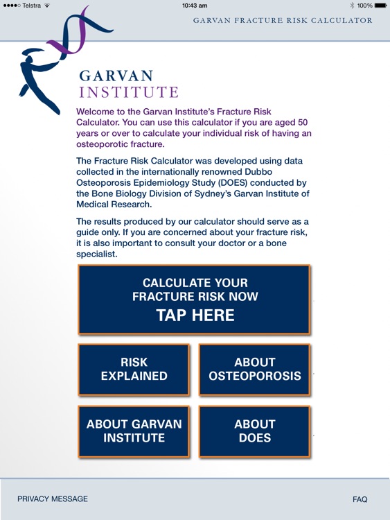 Garvan Fracture Risk Calculator