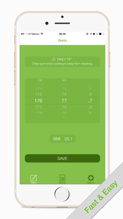 Weilo - The Easy to Use Weight and BMI Tracker