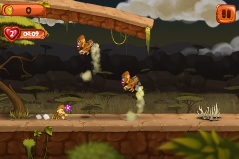Banana Island Monkey Fun Run: Wild Jungle Ride Adventure Game for Kids screenshot 4