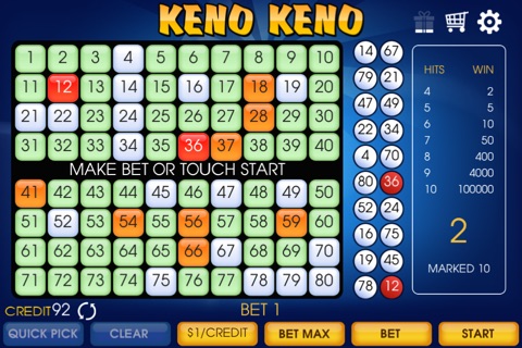 Keno Casino screenshot 3