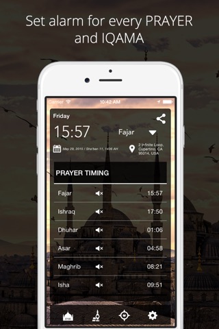 Prayer Times, Azhan, Qibla & Mosques Finder (أذان - أوقات الصلاة) screenshot 3