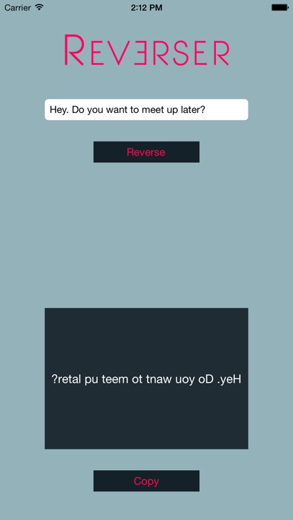 Reverser | Reverse your text screenshot-2