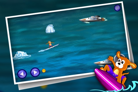 Danger Dog Surf : Vacation Ocean Water Surfing Sport - Free screenshot 4