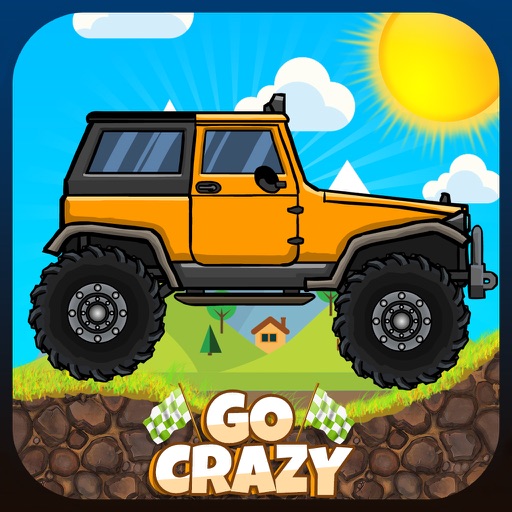 Go Crazy Mountain Cimbers Racing : Jumping Car with racing with police car, truck, jeep and tanker iOS App
