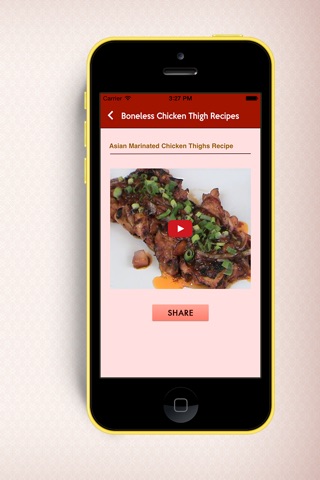 Boneless Chicken Thigh Recipes  Video Listing App screenshot 3