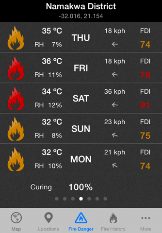 AFIS Wildfire Map screenshot 2