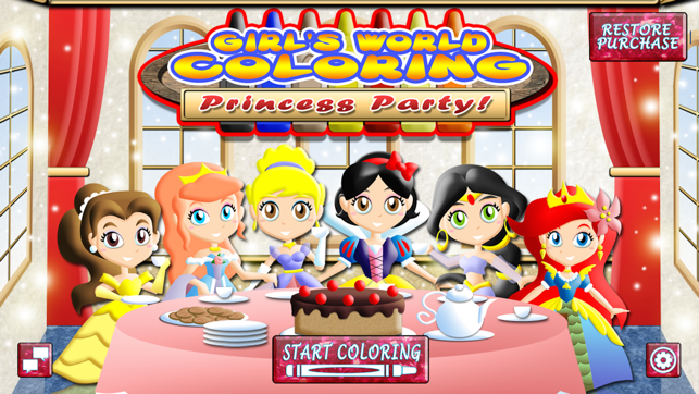 Princess Coloring World: My Fairy Tail Paint, Play and Draw (圖1)-速報App