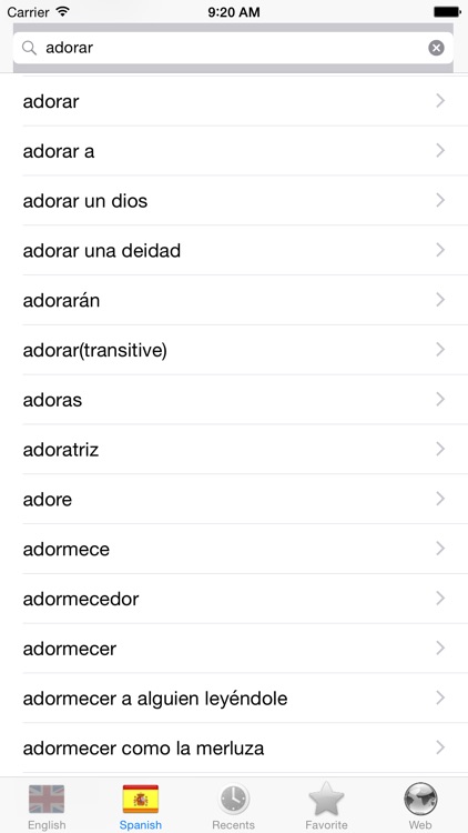 Spanish English best dictionary screenshot-4