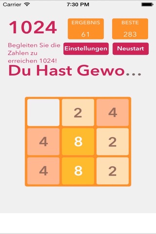 2048 Deutsch screenshot 2