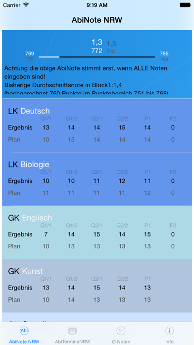 How to cancel & delete AbiNotenRechner NRW from iphone & ipad 1