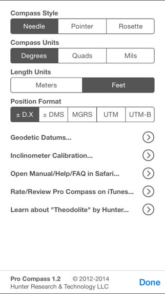 Pro Compass Screenshot 2