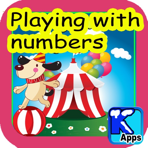 Playing with numbers. Learn the dozens, even and odd numbers, where they stand on a number line and many more for children between 4 and 7 years old. Icon