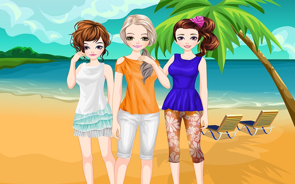 T-shirt Girls - Dress up and make up game for kids who love fashion t-shirts screenshot 4