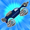 Retro Shooting Monster Truck In Space Racing Game