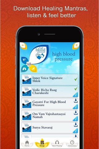 Free Healing Mantras & Chants - For Heart, Diabetes, Blood Pressure & Asthama screenshot 2