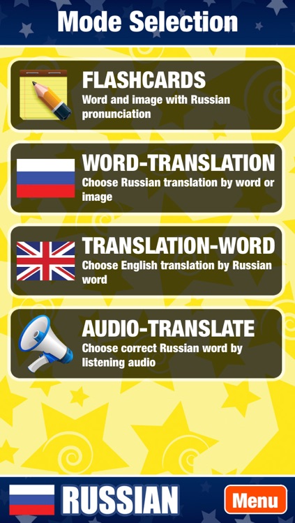 Russian Language Tutor - Free Learning with Native Voice and Flashcards