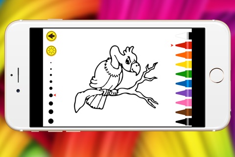 Animal Coloring Book Pastel Crayon Chibi Wing Road to Photoshow screenshot 4