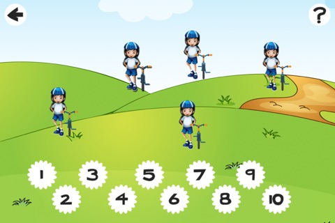 About bicycle; counting game for children: learn to count 1 - 10 screenshot 3