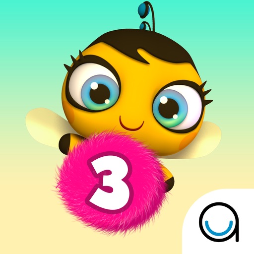 Learn to Count 1234 on the Numberline : Identifying & Picking Numbers Playtime for Toddlers in Montessori  FREE Icon