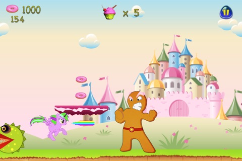 Little Unicorn Candy Adventure: My Magical Run in Sweet Paradise screenshot 3