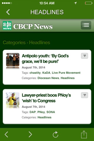 CBCP News screenshot 3