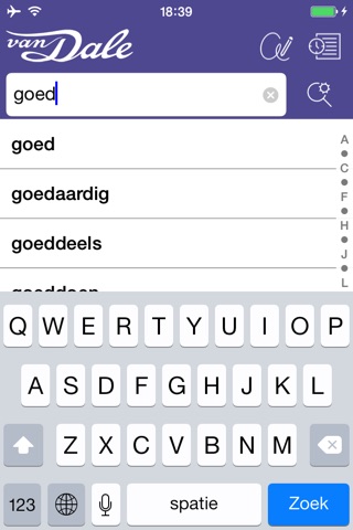 Dutch Dictionary Plus - Van Dale Concise dictionary: define, spell and use Dutch words correctly screenshot 2