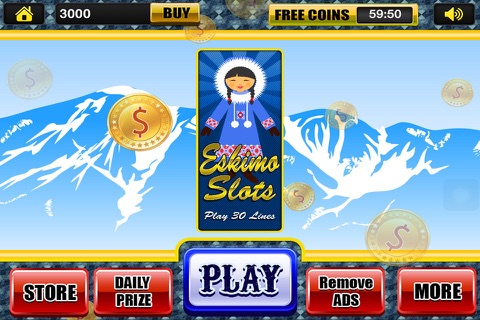 Amazing Party Slots of Eskimo in Vegas Iceberg Casino Slot Machine Pro screenshot 3