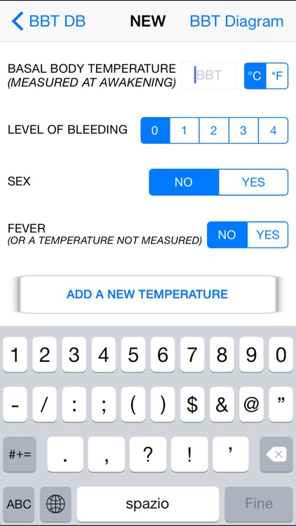 Basal Body Temperature Calculator by Gianluca Natalini