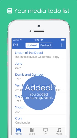 MediaBox Todo List for Movies, Books, TV and Music(圖1)-速報App