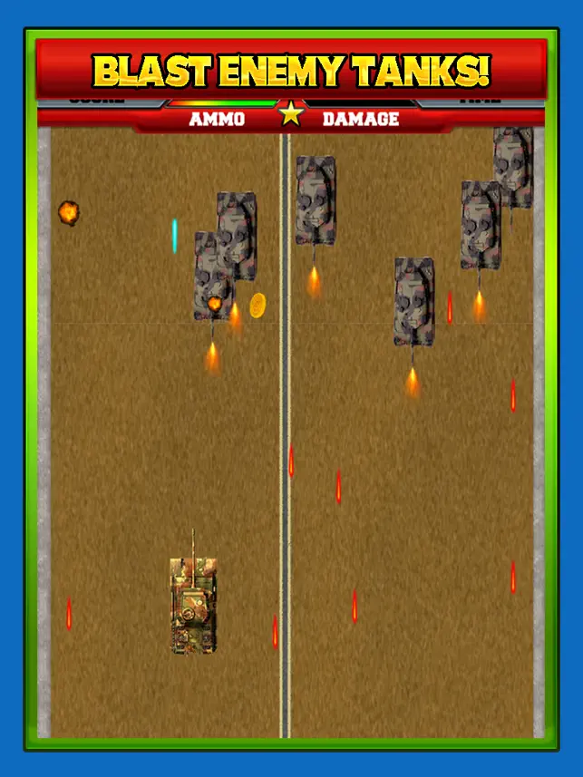 Army War Tank Fury Blaster Battle Games Free, game for IOS