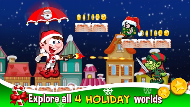 Christmas Santa Run & Shooter Adventure(圖4)-速報App