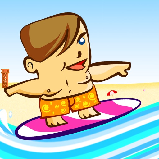 Awesome Wave Surfer Boy Pro - play speed racing sport game icon