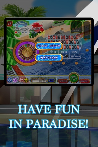 Casino Paradise Resort Roulette - Mobile Fortune Wheel Spin screenshot 3
