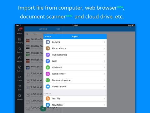 Briefcase - File manager & document pdf reader screenshot