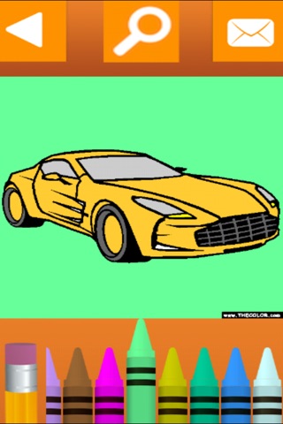 Vehicles Coloring Book by theColor.com screenshot 2