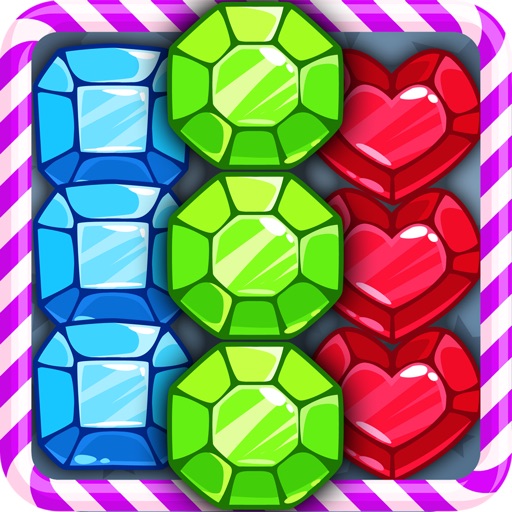 Jewel Smasher - addictive jewel crush game Icon