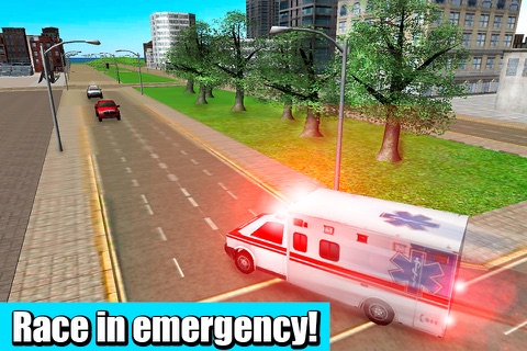 Ambulance Driver: Simulator 3D Free screenshot 3