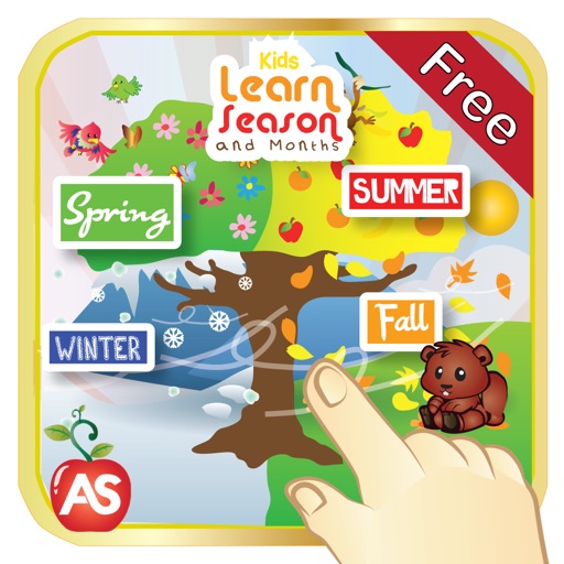 Kids Learn Seasons And Months Icon