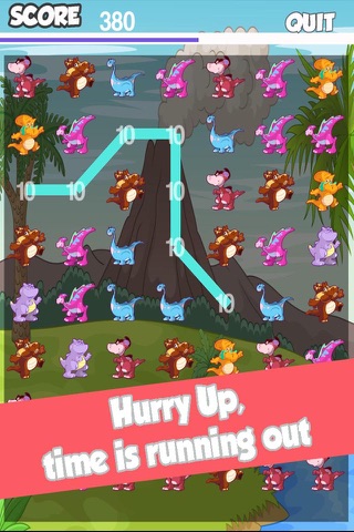 Cute Dinosaur Match Mania - Jurassic Dino Connect Pocket Puzzle Blitz : FREE Game screenshot 4