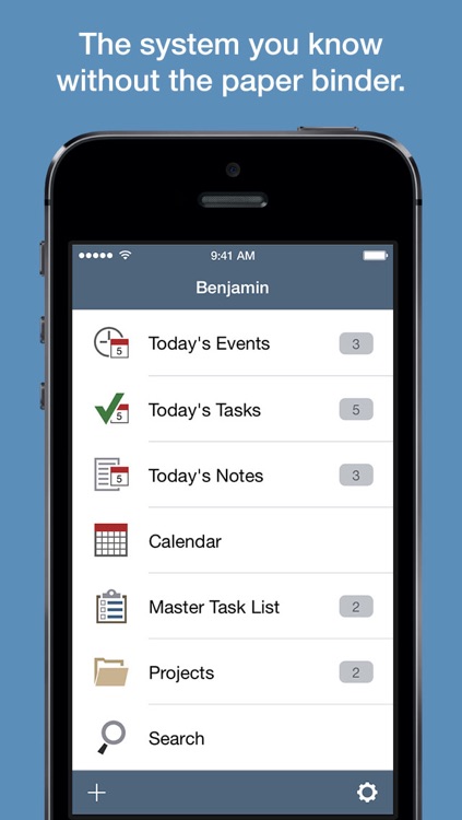 Benjamin – Task Manager and Calendar Inspired by Benjamin Franklin for iPhone