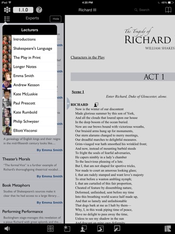 Richard III: Folger Luminary Shakespeare screenshot 2