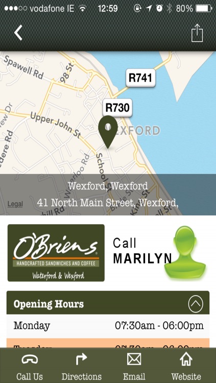 O'Briens Waterford & Wexford Coffee Shop Official App