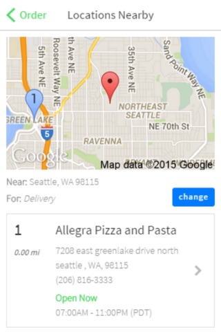 Allegra Pizza and Pasta screenshot 2