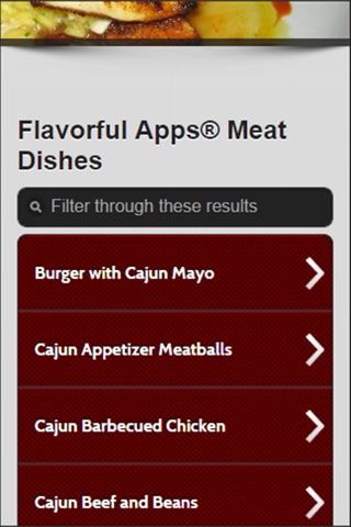 Cajun Recipes from Flavorful Apps® screenshot 2