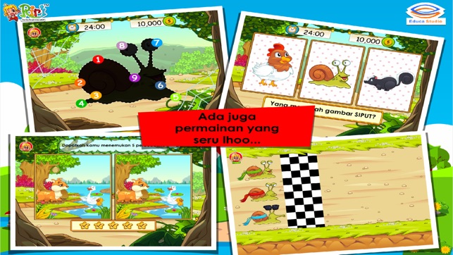 Kancil dan Siput Adu Pintar - Buku Cerita Anak Interaktif(圖4)-速報App