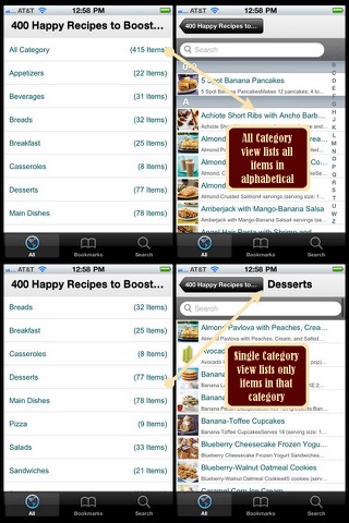 400 Happy Recipes to Boost Your Mood screenshot 4